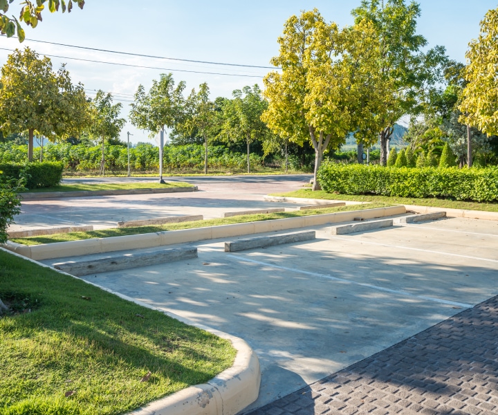 Driveways and parking lots